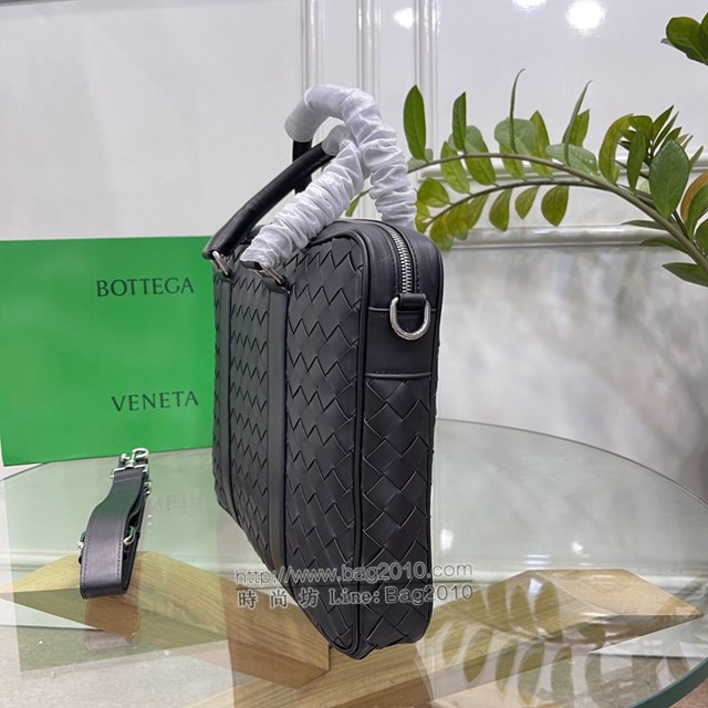 Bottega veneta高端男包 98082 寶緹嘉原單胎牛皮男包 BV經典款編織男士手提公事包  gxz1192